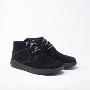 Josef Seibel Anna 08 Womens Boots Black Suede Lace Up Ankle Chukka 41 / 10-10.5